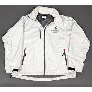 Musto BR1 Sailing Jacket Mens L Off-White Vintage J/111 Wind Czar Crew